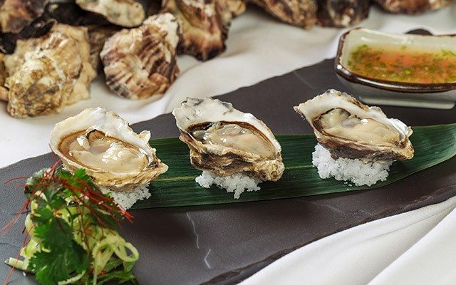 Oysters, an elixir for romance. 