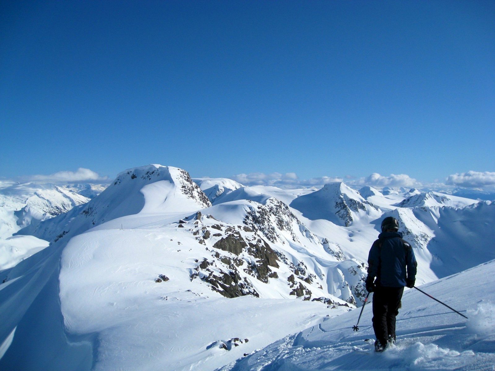 The endless mountains of Whistler are perfect for a winter adventure vacation.