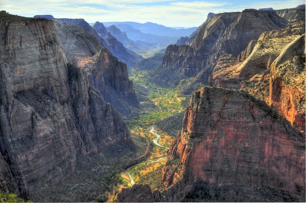 Zion Canyon from Observation Point.