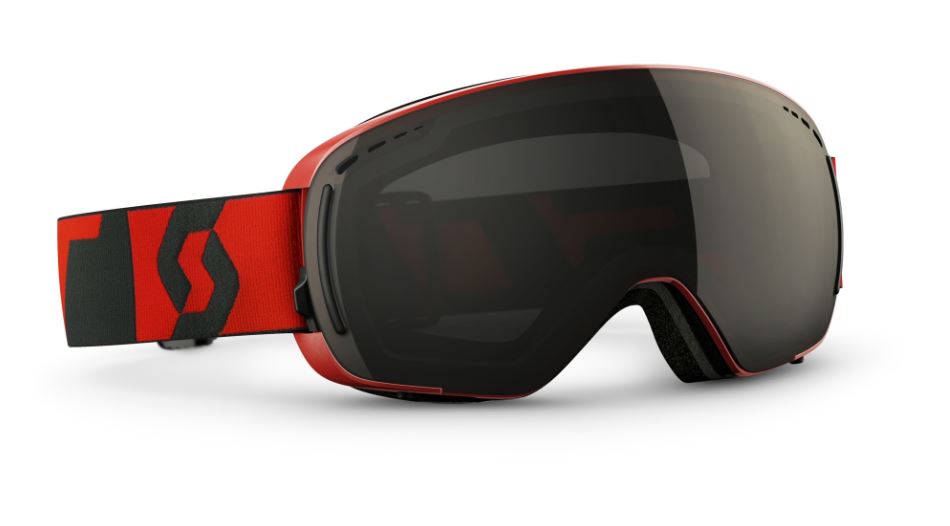 Scott LCG Compact Goggle in Neon Red/Solar Black Chrome
