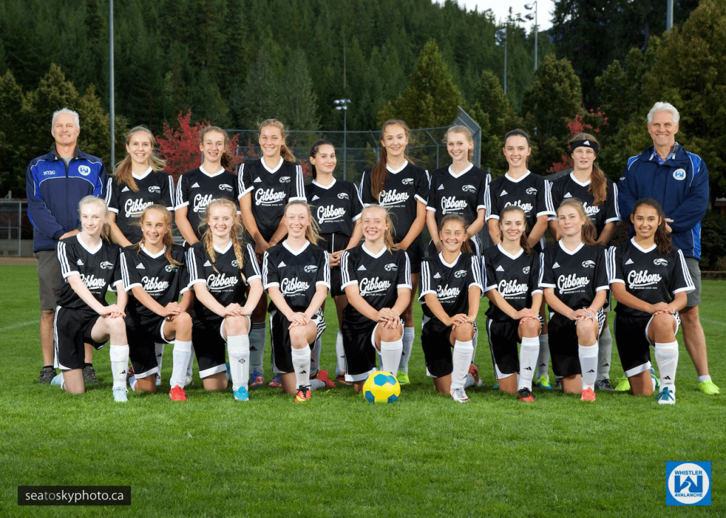 U16 Girls REP soccer team