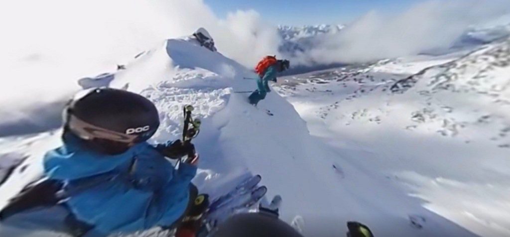 Ski this line! Seb Montaz Studio gives you a 360 degree view of Whistler Blackcomb.