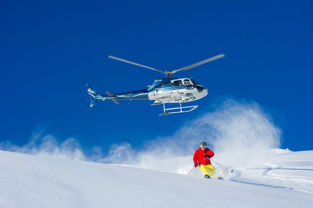 Heli-skiing: The classic purpose for a heli ride Whistler, and still one of the most epic.
