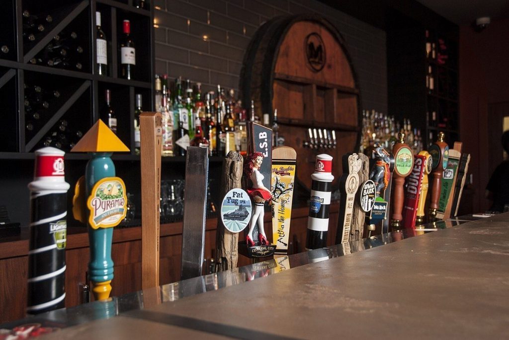 Plenty of beers to choose from at Missions Tap House and Grill.