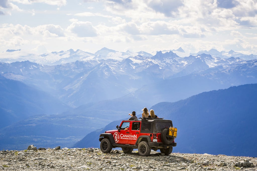 A Whistler 4x4 Jeep tour with Canadian Wilderness Adventures.