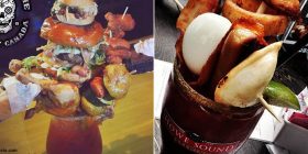 Crazy Caesars - is that an egg?