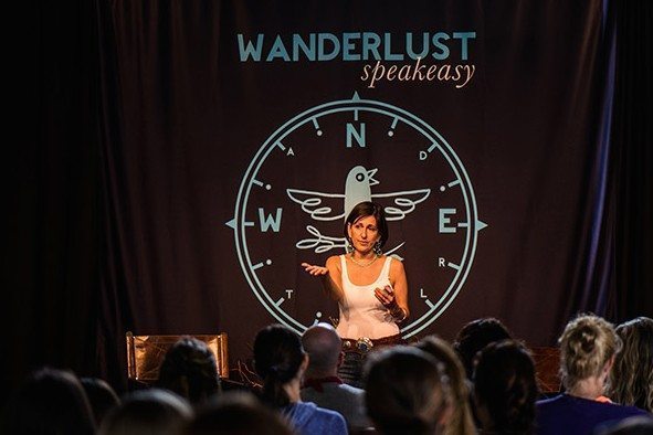 Speakeasy Speaker Series at the Wanderlust Festival.