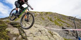 Rock rolling with local Whistler biker Jesse Melamed - Photo by Matt Wragg