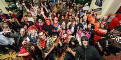 A crowd shot at Horror Fest