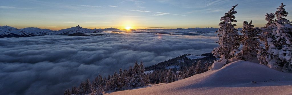 David McColm's shot of the clouds blanketing Whistler.