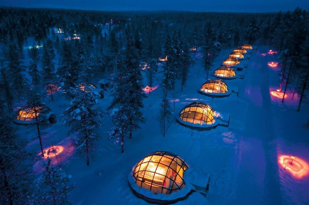 Kakslauttanen Artic Resort, Lapland, Finland