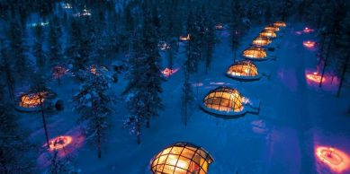 Kakslauttanen Artic Resort, Lapland, Finland