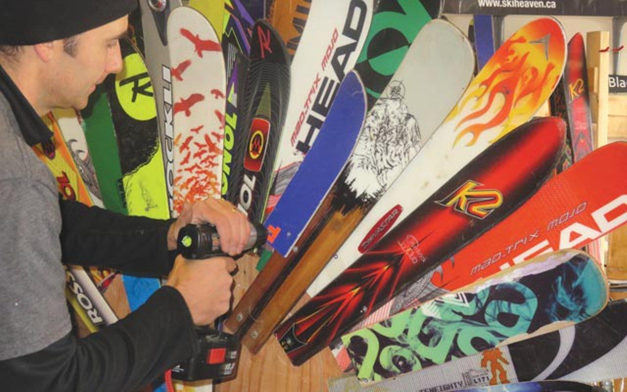 The Art of Skis — The Ski Throne - Gibbons Whistler