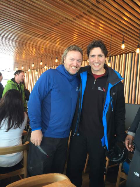 Joey Gibbons and Justin Trudeau