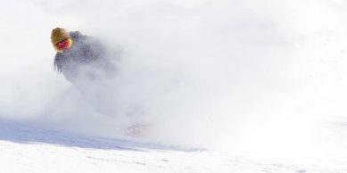 White Room: Mountain lingo for a skier or snowboarder enveloped in snow.