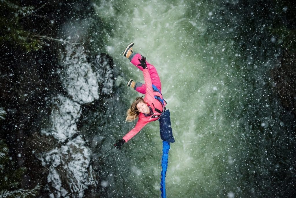 Whistler Bungee in winter